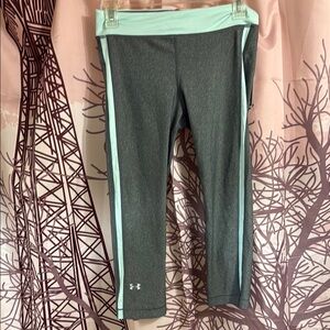 Under Armour Gray and Mint Leggings